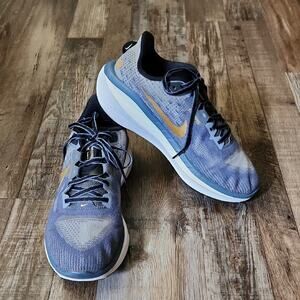 Nike Blue and Gold Athletic Shoes